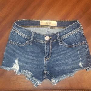 Hollister  Blue Jean Shorts